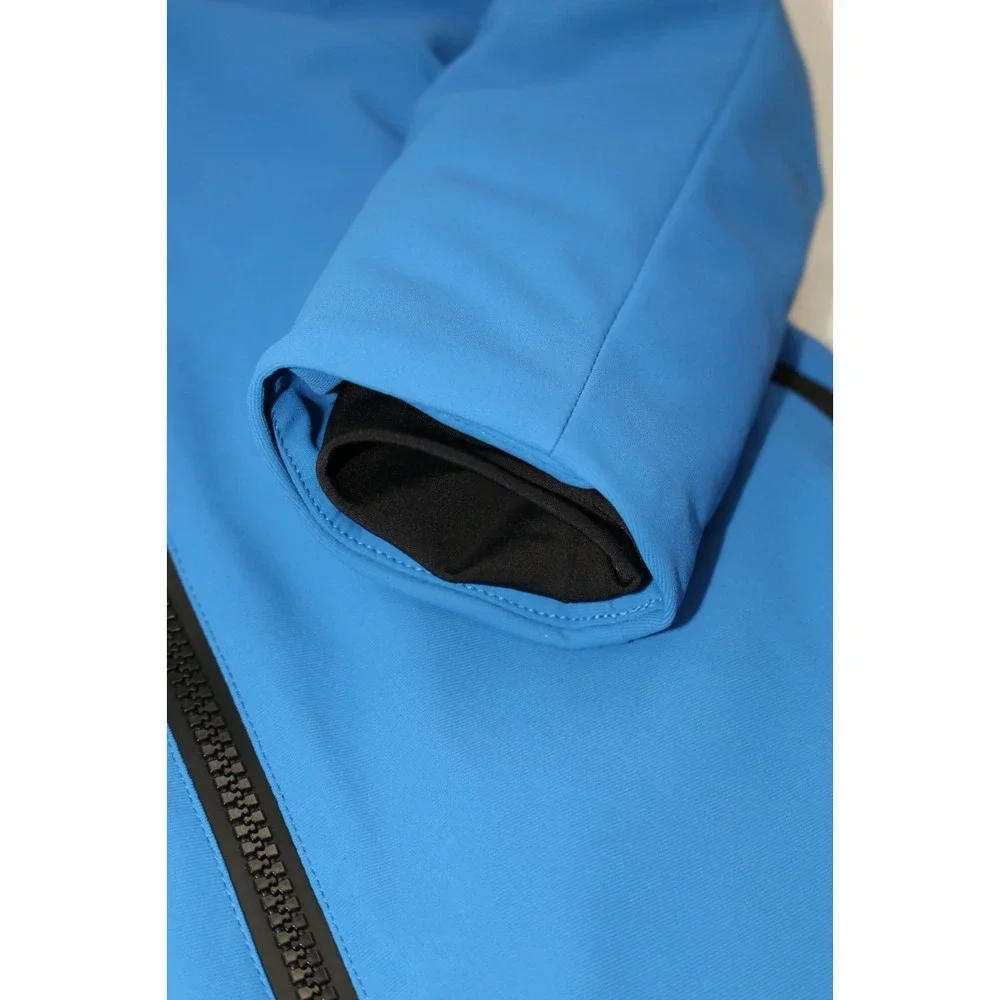 Save The Duck Womens Lexy17 Lila Plumtech Mid Jacket Blue Black Sz XS HeatRetain - Picture 5 of 16